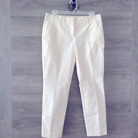 J. Crew White cafe capri pant - Picture 2 of 7